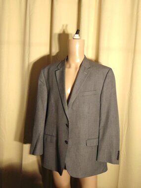 Lauren Ralph Lauren Gray Blazer 48R Classic Sport Coat